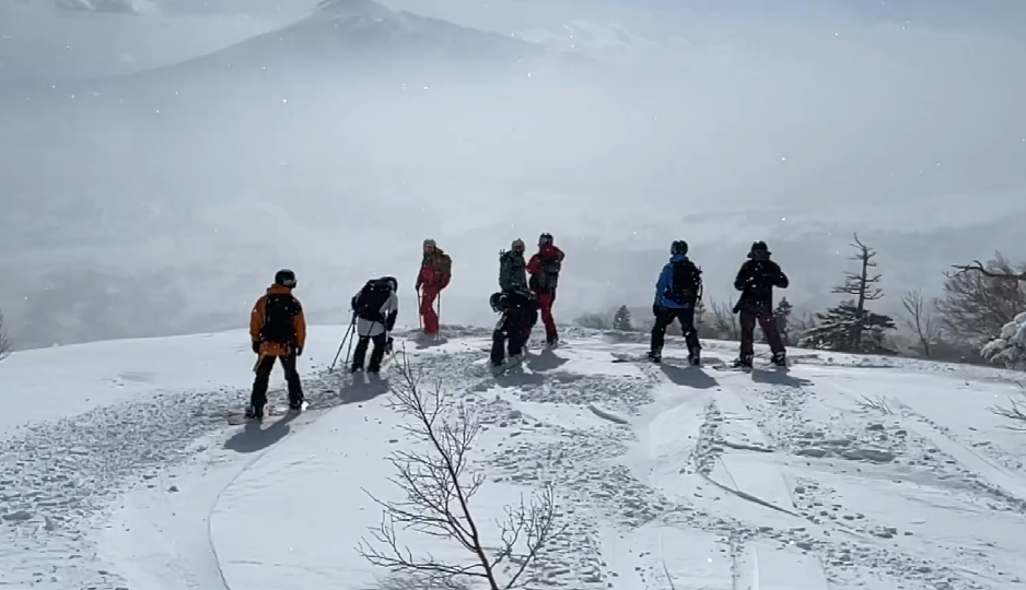 冬季滑雪竞速